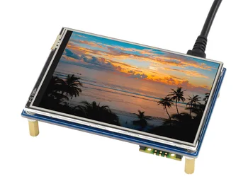 Waveshare 3,5-palčni Zaslon na Dotik Modul Za Raspberry Pi Pico, 65K Barv, 480 X 320 Pik, SPI Vmesnik,Dotik Krmilnik XPT2046