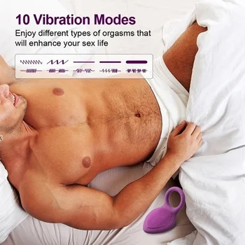 Sex Igrača za Moške, Pare, CockRing Klitoris Spodbujanje Vibrator z vibriranjem Penis Prstan Zamudo Prezgodnji Izliv Zaklepanje Fine Obroč