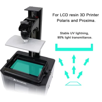Voxelab 5PCS 10PCS FEP Film Stanja Velikosti 0,15 mm za Proxima 6.0 in Polaris LCD Smolo UV Svetlobe 3d tiskalnik Deli, dodatna Oprema