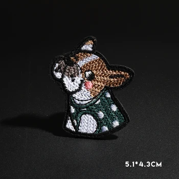 Visoka kakovost risanka živali obliži trgovini cute Srečen Mačka Buldog otroški pulover plašč Vrečke dekoracijo Nalepko Likanje