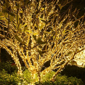 10m 50M 100M Led Niz Garland Božično Drevo Vila Lučka Verige Nepremočljiva Doma Vrt poročno zabavo na Prostem Počitnice Dekoracijo