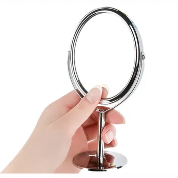 360°obračanje prenosni majhno ogledalo dvojno stranicami 1:2 velika funkcijo kovinski ogledalo ličila 47868