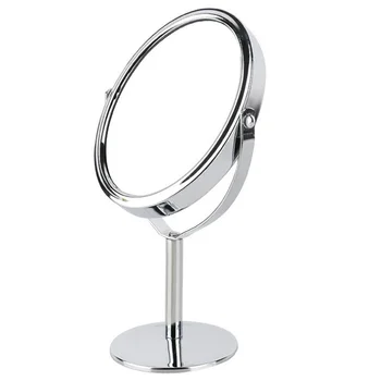 360°obračanje prenosni majhno ogledalo dvojno stranicami 1:2 velika funkcijo kovinski ogledalo ličila