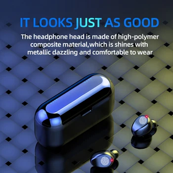 2021 TWS Bluetooth Slušalke Slušalke Stereo Slušalke Šport šumov Brezžični Čepkov za Vse Pametni Telefon