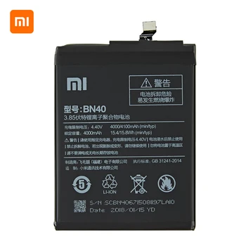 Xiao mi Originalni BN40 4100mAh Baterija Za Xiaomi Redmi 4 Pro Prime 3G RAM 32 G ROM Izdaja Redrice 4 BN40 Baterije 47947