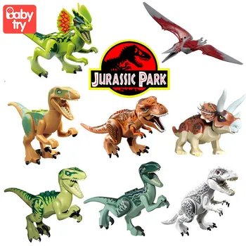 20pcs Dinozavri Izobraževalne zidarske Opeke Otroci Igrače Združljiv Dinozaver Bloki Jurassic Svetu za Otroke Darila 4795