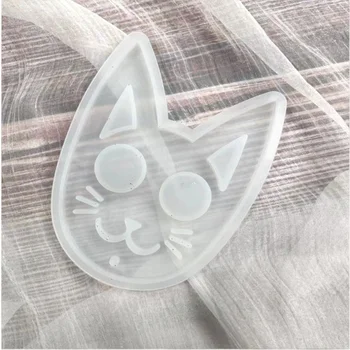 Aouke Plesni DIY Plesni mačka obliko obrambo z ključe silikonsko plesni ročno ogledalo Super svetla enostaven za uporabo procesa proizvodnje