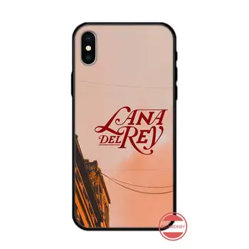 Lana Del Rey moda umetnost vzorec Primeru Telefon za iPhone 11 12 pro XS MAX 8 7 6 6S Plus X 5S SE 2020 XR Anti-pade zaščitni lupini