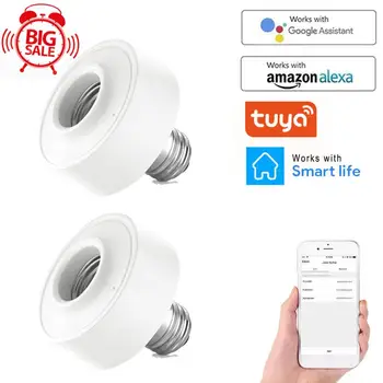 WiFi Svetlobe Tuya Smart Življenje Vtičnico okova za E26 E27 Edison Vijak Led Žarnice googlova Domača stran Echo Alexa Glasovni Nadzor App Timer 48574