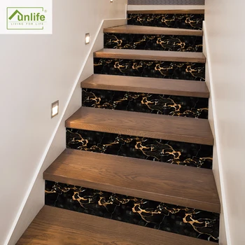 Funlife® Stopnice, Talne Nalepke Nalepke za Stopnišče Doma Nepremočljiva Anti-slip Izmenljive Dekorativni Enostavno Čiščenje Peel & Stick 48688