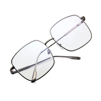 RBRARE Nove Anti-modra Svetloba Očala Ženske Kovinskim Okvirjem Kvadratnih Očala Okvirji Ženske Ravno Ogledalo Prevelikih Očal Okvir Ženske