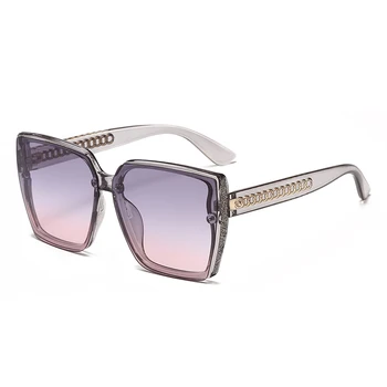 Klasična Prevelik Kvadratnih sončna Očala Ženske 2021 Nov Modni Gradient sončna Očala Ženski UV400 Veliko Odtenkov