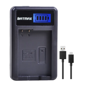 Batmax 4pcs EN-EL14 SL-EL14A Baterijo Fotoaparata+LCD USB Polnilec za Nikon P7800,P7700,P7100,P7000,D5600,D5500,D5300,D5200,D3200 49175
