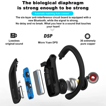 Za Blackview BV9800 BV9700 Pro TWS Bluetooth Slušalke BV5100 BV5500 Plus Brezžično in-Ear Slušalke Klic slušalke glasbo, slušalke 49265