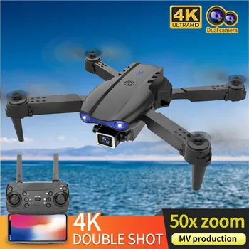 Mini-Drone квадрокоптер с камерой 4K HD Dual Camera Wifi FPV Smart Selfie RC UAV Zložljive Quadcopter brnenje 4k poklicno