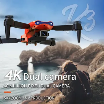Mini-Drone квадрокоптер с камерой 4K HD Dual Camera Wifi FPV Smart Selfie RC UAV Zložljive Quadcopter brnenje 4k poklicno