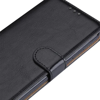 Luksuzni Usnjena torbica za Na Meizu M5 Denarnice Stojalo Flip Primeru Telefon Vrečko S Traku