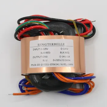 30VA (30W) HIFI baker audio R-jedro transformatorja Izhod 0-220V 0-14V za tube preamp