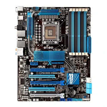 P6X58D Premije Za Asus LGA 1366 Intel X58 Desktop Motherboard DDR3 Core i7 quad core procesor USB3.0 UEFI BIOS Uporabi Mainboard 50490