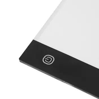Grafiko Tablet A5 LED Risanje Tablet Tanke Umetnost Šablona Risalno Desko Svetlobe Polje Iskanje Tabela Pad Tri ravni Dropshipping