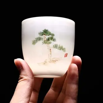 Domači mojster čisto ročno poslikanih keramičnih velike individualne eno skodelico čaja ustvarjalni dom skodelice