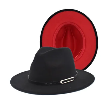 Sivka fedoras široko roba pokrivalo Panama počutil klobuk za moški jazz klobuk cerkev vrh skp britanski ženske fedoras klobuki za moške шляпа женская