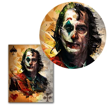 Joker Poker stensko slikarstvo, umetnost abstraktna slika, platno, tisk fotografije soba dnevna soba dekoracijo sten