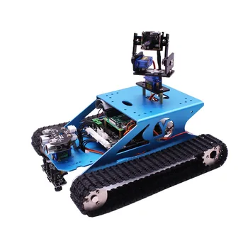 Yahboom 4. 4B/3B+ WiFi Gosenicah Smart Tank Off-Road Video Programiranje Robota Avto DIY Komplet Z Fpv Kamero Za Rc Avto Dodatki