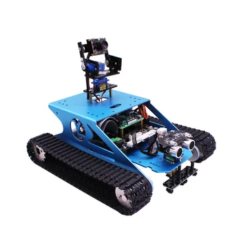 Yahboom 4. 4B/3B+ WiFi Gosenicah Smart Tank Off-Road Video Programiranje Robota Avto DIY Komplet Z Fpv Kamero Za Rc Avto Dodatki