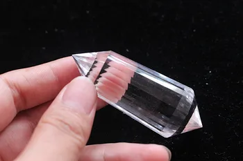 5 cm 24 straneh naravnih jasno quart kristalno vogel palico reiki zdravljenje l gemstone, ročno izdelane točke prodajo kot darilo 52381