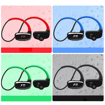 IPX8 Vodotesne Slušalke Brezžične Bluetooth Slušalke 16GB MP3 Predvajalnik za V uho Stereo Glasbe Čepkov Športi, Hi-fi Slušalke plavati 52431