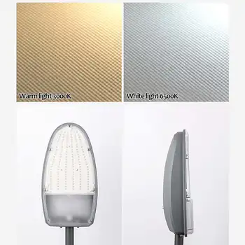 50 W LED Street Light nadzor Svetlobe v Prostem Vrt Ulici, Cesti, Ulici Pot Spot Luči IP65 Vodotesen 144LED z nosilno Roko,