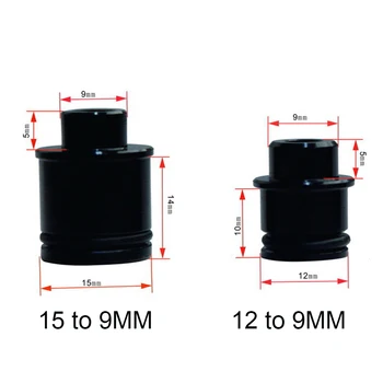 12/15 mm Do M9 Skozi Os Pesta za Hitro Sprostitev Vilice Pretvorbo Adapter Matica za Upanje Mavic DtSw Kolesarski Deli