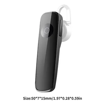 M165 Brezžične Bluetooth Slušalke za V uho Eno Mini Slušalka za prostoročno telefoniranje Klic Stereo Glasbe, Slušalke z Mikrofonom za Pametni Telefoni