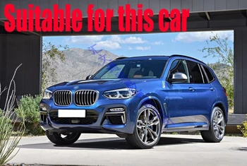 Za BMW X3 G01 2018 2019 Avto Dodatki ABS Mat Notranjost Prednji Sedež Nazaj Neto Okvir Pokrova Trim Nalepke
