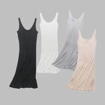 Birdsky, 1PC Plus velikost 30% naravni murve čiste svile WomenNightdress Nightgowns brez rokavov mini V vratu slip obleko. ALI-60 53183