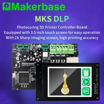 Makerbase MKS, DLP SLA UV LCD Smolo 3D Tiskalnik Off-Line nadzorni odbor Photocuring TFT35 Zaslon 2K oster Zaslon 3D Tiskalnik deli