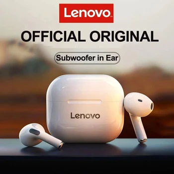 Lenovo LP40 TWS Bluetooth Slušalke 5.0 Dual Stereo Zmanjšanje Hrupa Bas Mini Brezžična Čepkov Šport Gaming Slušalke Za Android