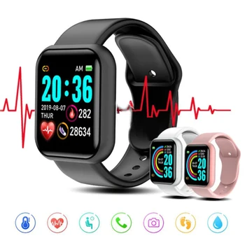 D20 Pametno Gledati Bluetooth Fitnes Tracker Športni Pas y68 Srčnega utripa, Krvnega Tlaka Pametna Zapestnica darilo