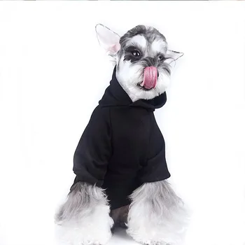 Schnauzer Bombaž Hoodies za Pudelj Oblačila Chihuahua Plašč Pug Kostum PC1174