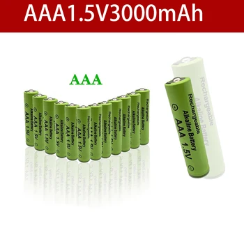 Novo AAA Polnilne Baterije 1,5 V 3000mah Alkalne Baterije za Daljinski Nadzor Elektronskih igrač, LED luči, Radio Brivnik