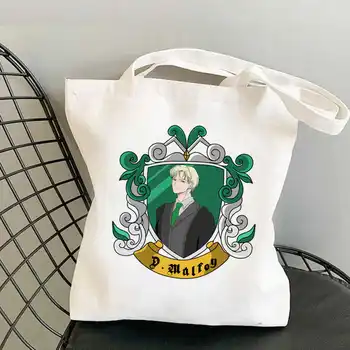 Draco Malfoy nakupovalno vrečko recikliranje varovanec vrečko juta vreče trgovina bolsas de tela eko vrečko sacola tote vrečko toile