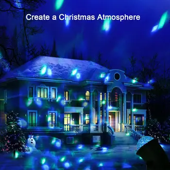 Barvita Christmas Sneženju Projektor Nočna Otrok Brezžični Daljinski Firefly Pozornosti Noč Lahka Romantična Projekcija Lučka 54549
