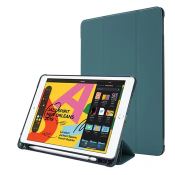 Za iPad Primeru, 8. 7. Generacije z Svinčnik Imetnik Tri-Krat Stojalo Smart Cover Za iPad 7 7 8 8 Ohišje Za iPad 10.2 2019 2020