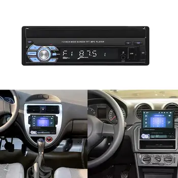 Avto Multimedijski Predvajalnik, S Kamero, GPS Navigacija 1 Din Android Avto MP5 Predvajalnik, 7 Palčni Zaslon na Dotik USB Auto Stereo AM/FM Radio