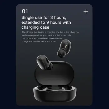 Brezžične Slušalke 5.0 Bluetooth-združljive Slušalke S Pametnim LED Zaslon Slušalke-Mini Stereo Slušalke za V uho Eearphone