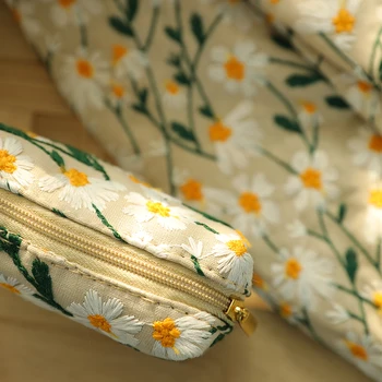 140 cm, Širina Daisy vezenje ramije vezenih oblačil tkanina ročno izdelan DIY vrečko blazine prtom visoko kakovostne tkanine