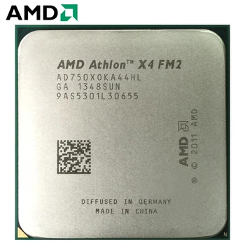 AMD Athlon II X4 750X Socket FM2 65W 3.4 GHz 904-pin Quad-Core CPU Desktop Processor X4 750x Socket fm2