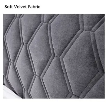 Sodobna preprost stil vzglavja kritje tkanine all-inclusive postelji hrbtni pokrovček proti trčenju glavo zaščitni pokrov, prah pokrov 55201