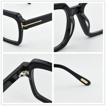 2021 očal okvir moških Retro Vintage TF5711-B blagovne znamke oči očala okvirji za ženske kvadratnih moda kratkovidnost recept očala